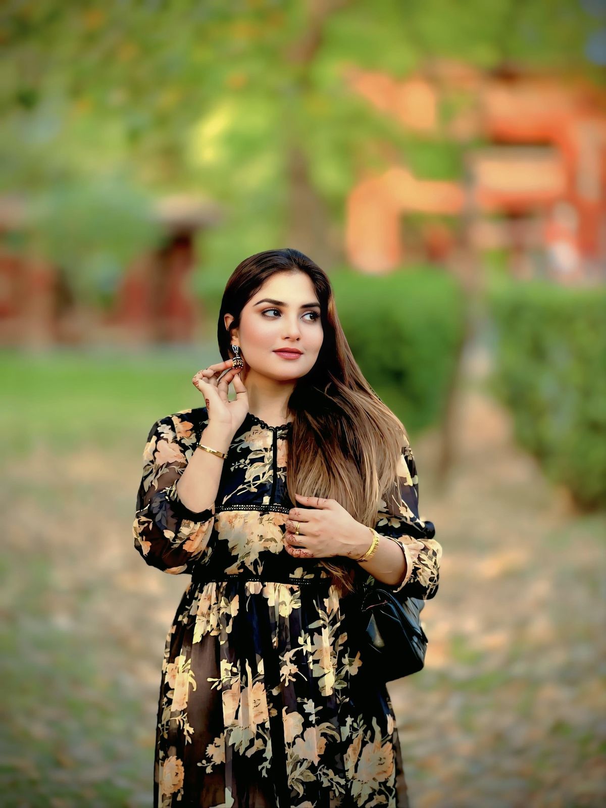 Black Floral