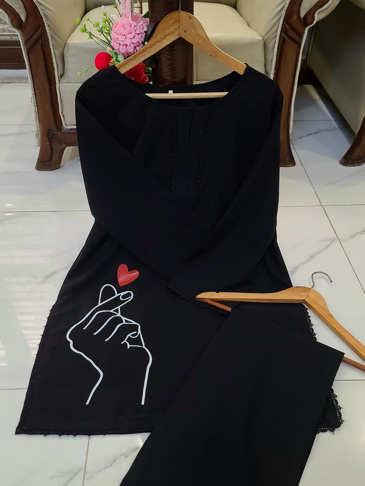 Korean Fingers Print❤️