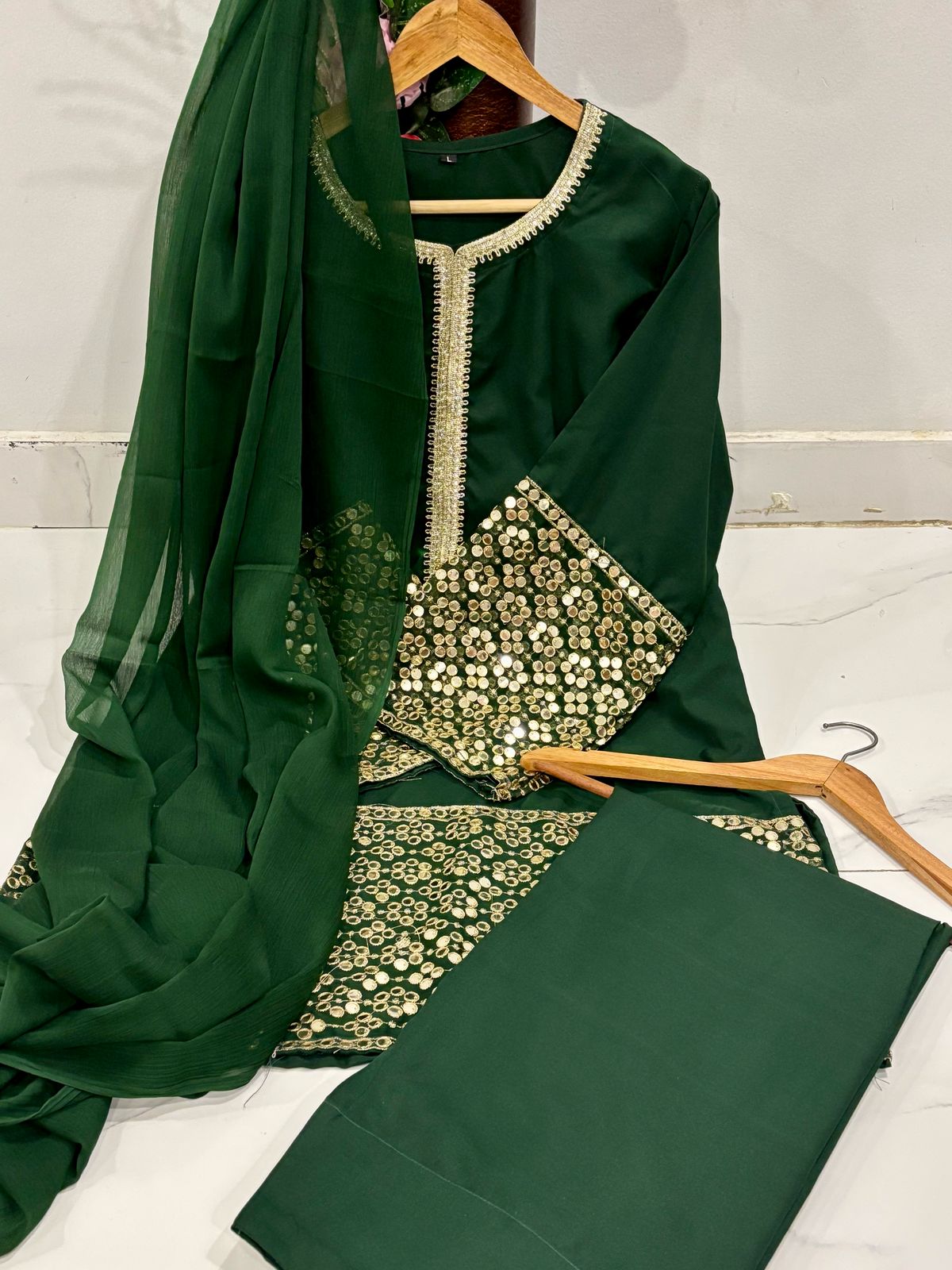 Farshi Shalwar Embroidered