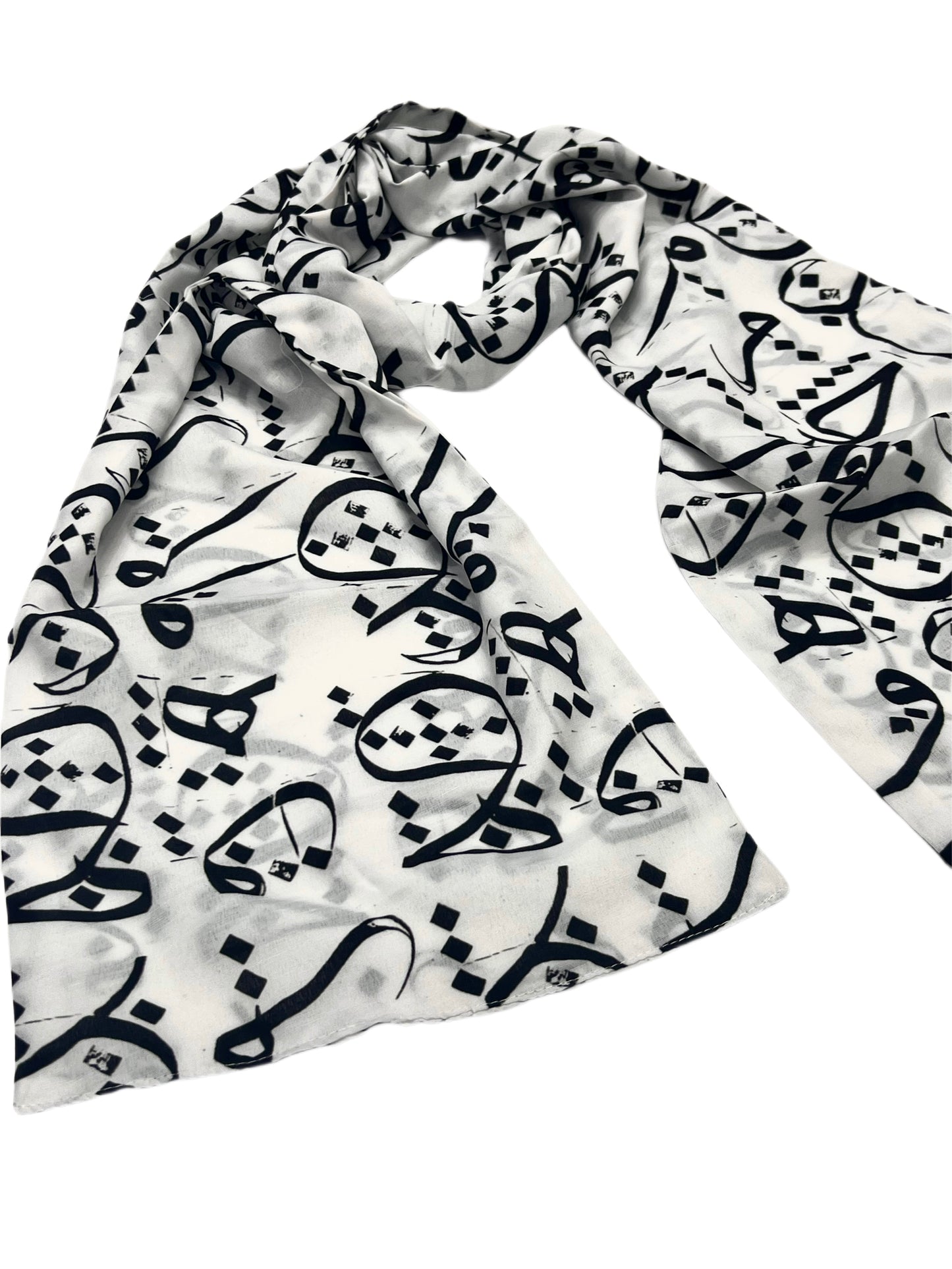 Arabic Calligraphy Scarf