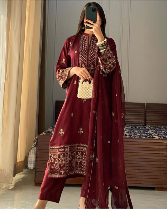Cotton Embroidered