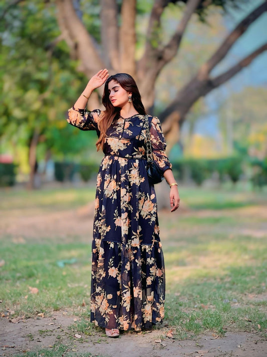 Black Floral