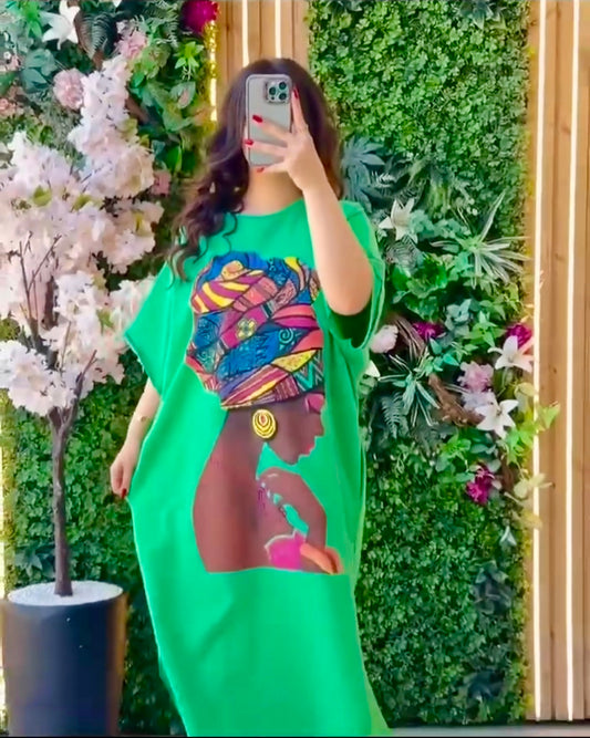 Long Printed Tee