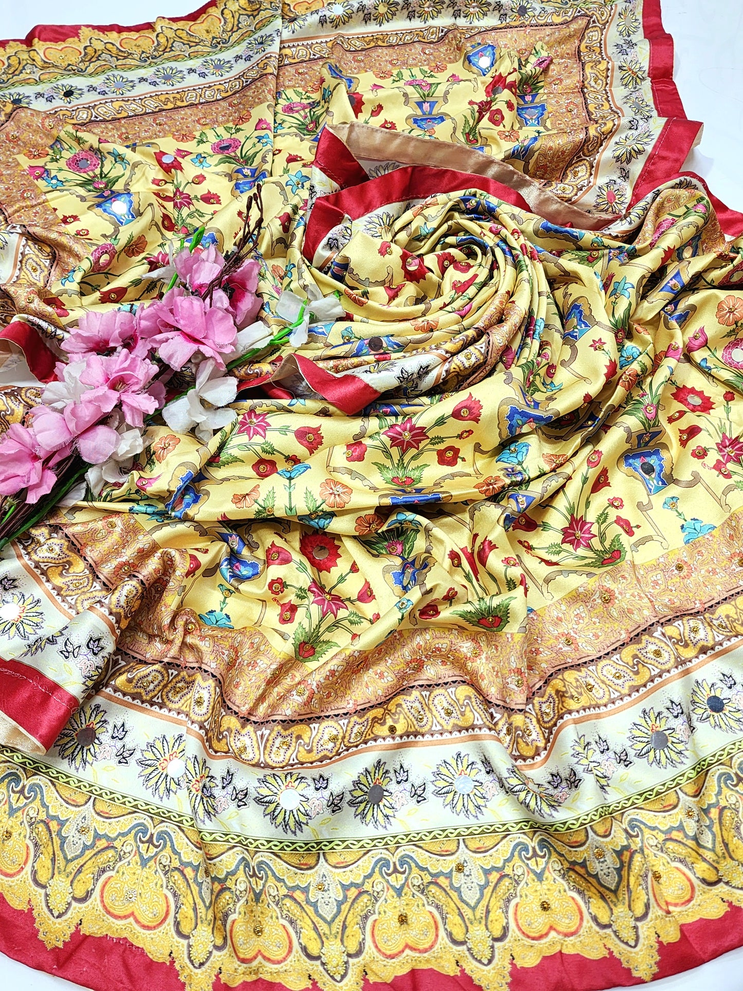 Qalamkar Fancy Dupatta